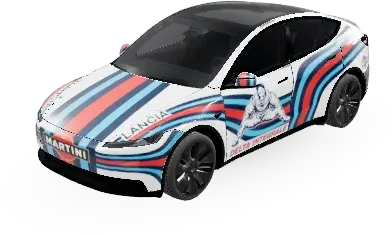 란치아 델타 인테그랄레 (Lancia delta integrale) – 테슬라 Model Y 랩핑