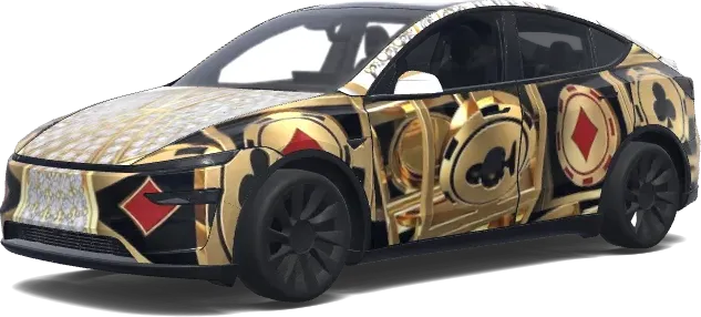 Casino Royal Doré – covering Tesla Model Y