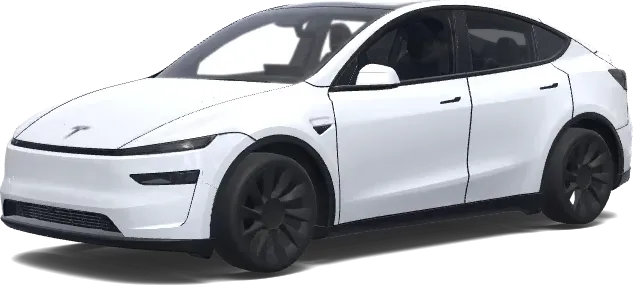 Matte White Frunk Icon – Tesla Model Y wrap