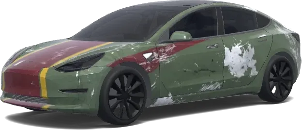 color – Tesla Model 3 wrap