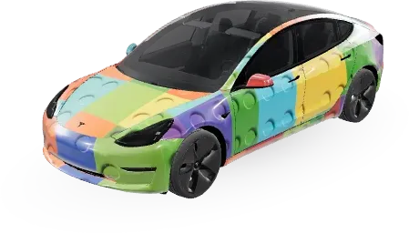 LEGO (legos) – wrap para Tesla Model 3