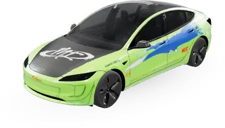 Fast and Furious – Tesla Model 3 wrap