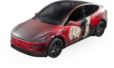 Jujutsu Kaisen (주술회전) – Tesla Model Y Wrap