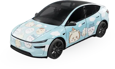 Chiikawa (吉伊卡哇) – Tesla Model Y Wrap