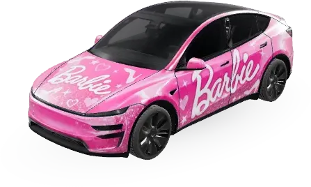 Barbie – wrap para Tesla Model Y