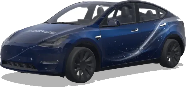 SpaceX Elegant (Space X. Simple and classy) – Tesla Model Y Wrap
