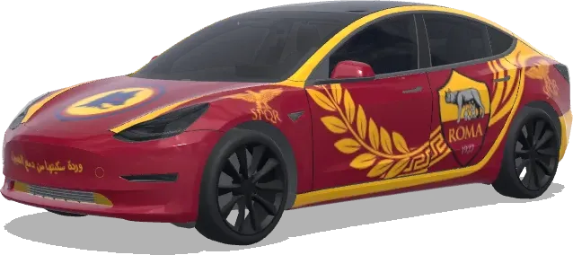AS Roma (AS ROMA ITALIAN TEAM) – wrap para Tesla Model 3