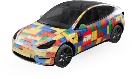 Lego – Tesla Model Y Wrap