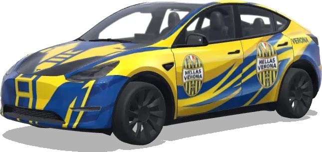 Hellas Verona Design – Tesla Model Y Wrap