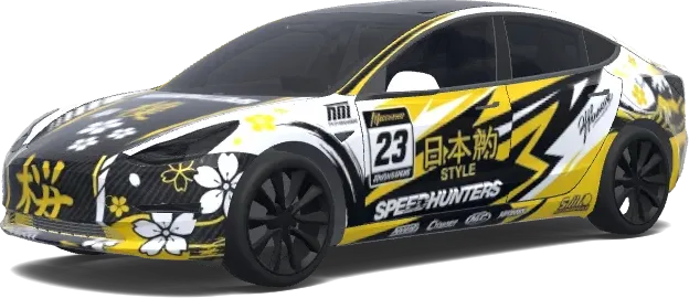 Japan Style NFS – Tesla Model 3 Wrap