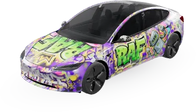 拉夫(Raf) – 特斯拉 Model 3 塗裝
