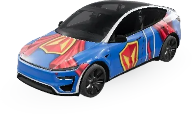 Oliver – оклейка Tesla Model Y