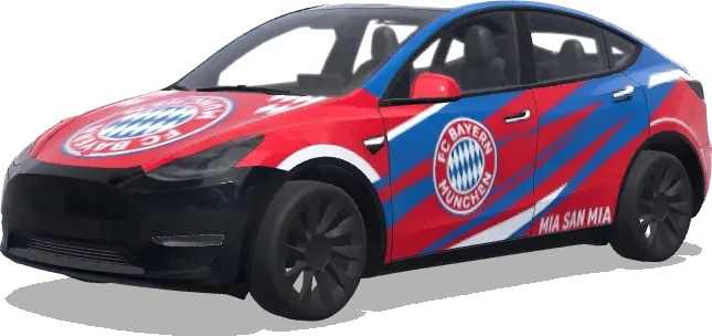 Bayern München – Tesla Model Y wrap