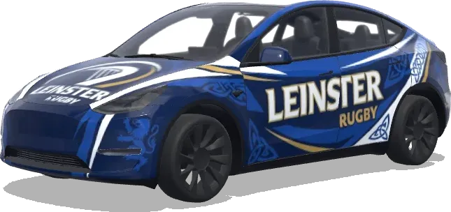 leinster – Tesla Model Y wrap