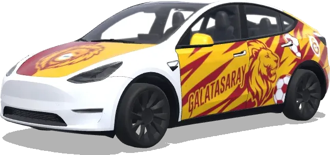 Galatasaray Fußball (Galatasaray Coccer team) – Tesla Model Y Wrap