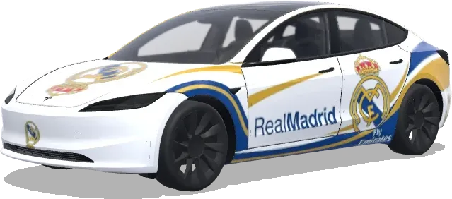 Real Madrid (Real madrid) – Tesla Model 3 Wrap
