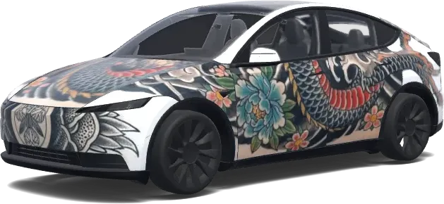 Yakuza – Tesla Model Y Wrap