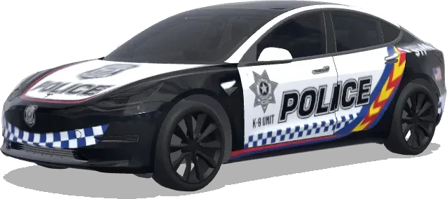 K-9警犬單位 – 特斯拉 Model 3 塗裝