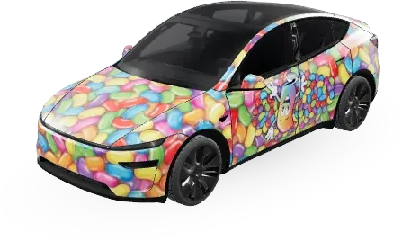 Jellybean – Tesla Model Y Wrap