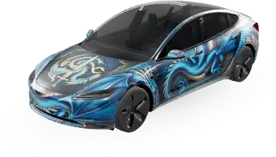 Eragon (dragon eragon) – covering Tesla Model 3