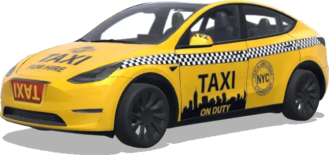 NYC-Karosserie-Taxi – Tesla Model Y Wrap