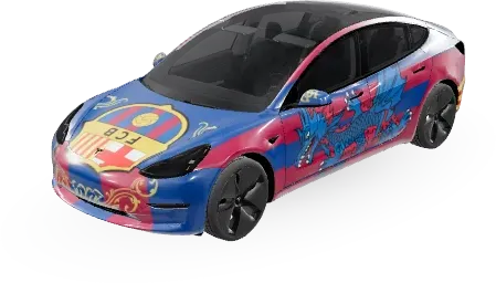 fcb chino – Tesla Model 3 wrap