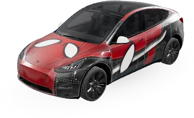 Deadpool – covering Tesla Model Y