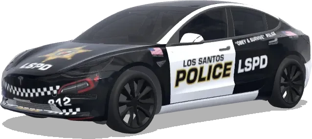 GTA5 경찰차 (GTA5洛圣都警车) – 테슬라 Model 3 랩핑