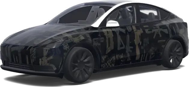 rogue status gun print. – Tesla Model Y wrap