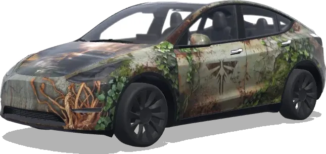 The last of us – Tesla Model Y wrap