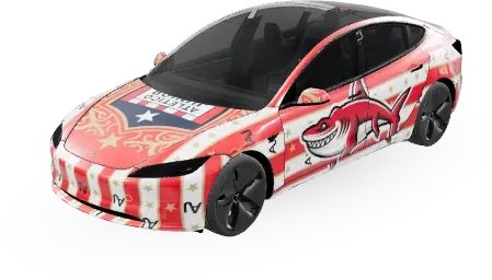Junior – Tesla Model 3 Wrap