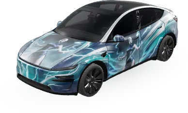 Сикун Чжэнь (司空震) – оклейка Tesla Model Y