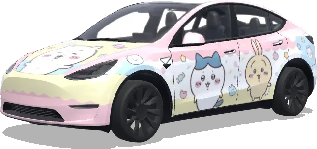 Chiikawa (chiikawa) – wrap para Tesla Model Y