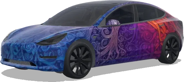 Trees – Tesla Model 3 wrap