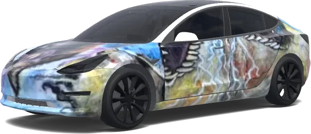 엔젤 윙스 일렉트릭 스톰 – 테슬라 Model 3 랩핑