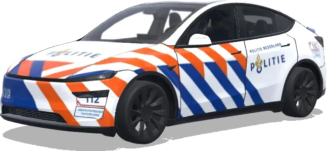 Niederländische Polizei (Politie Nederland) – Tesla Model Y Wrap