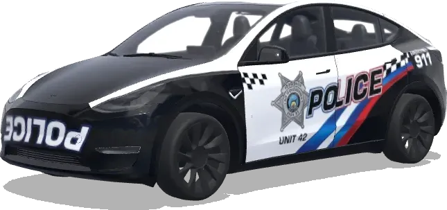 Unit 42 Police Wrap – Tesla Model Y wrap