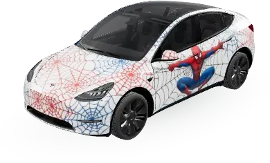 Spiderman (Spiderman wrap) – Tesla Model Y Wrap