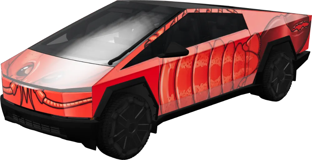 사이버몰트 (CyberMolt) – 테슬라 Cybertruck 랩핑