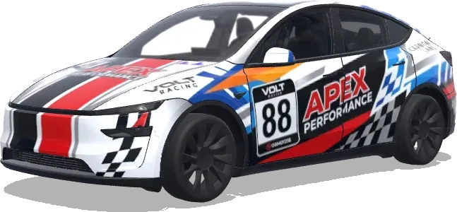 Rendimiento Apex 88 – wrap para Tesla Model Y