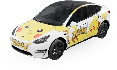 Pikachu 30th (Pitkachu30th) – Tesla Model Y Wrap