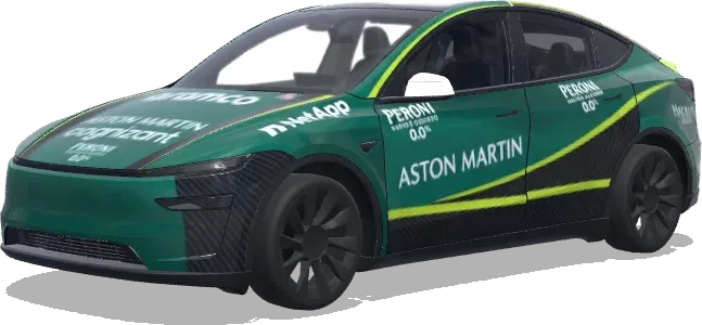 F1 Aston Martin (f1 aston martin) – wrap para Tesla Model Y