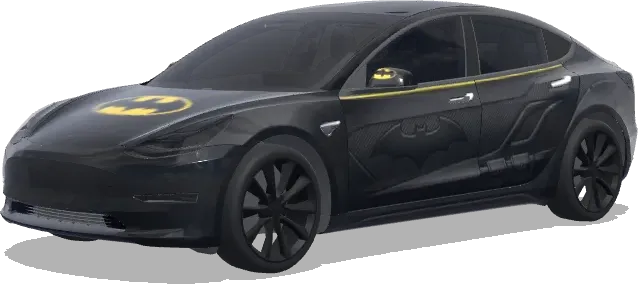 Batman – Tesla Model 3 Wrap
