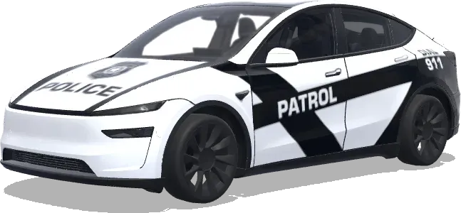 Diagonal Patrol 911 – Tesla Model Y wrap