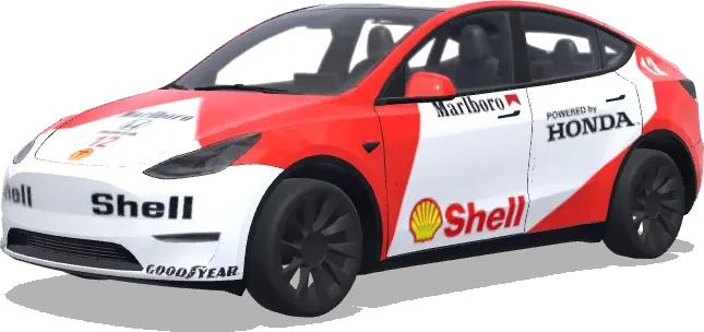 1990er McLaren F1 (1990s McLaren F1) – Tesla Model Y Wrap