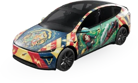 Гарри Поттер YL (harry potter YL) – оклейка Tesla Model Y L