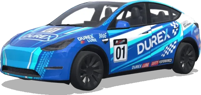 杜蕾斯赛车(Durex's race car) – 特斯拉 Model Y 涂装