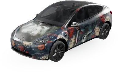 Michael Myers (Michael myers wrap) – covering Tesla Model Y