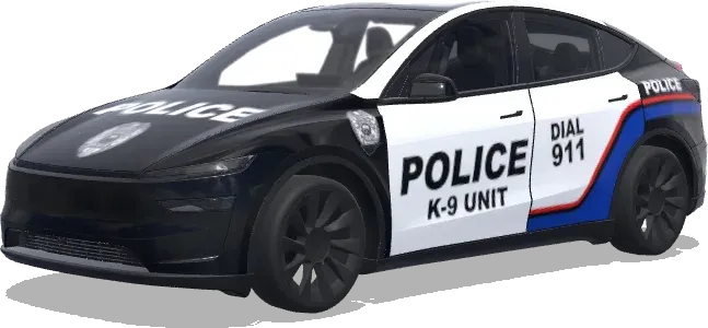 K-9 경찰견 – 테슬라 Model Y 랩핑