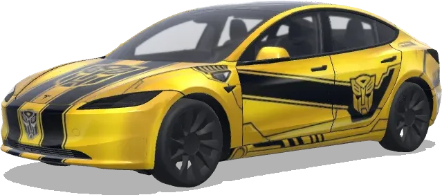 Bumblebee – wrap para Tesla Model 3